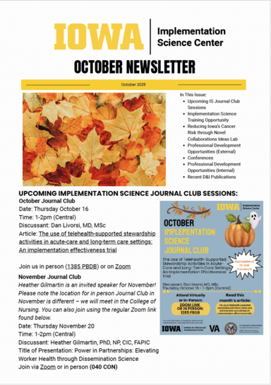 2025 October Newsletter Cover